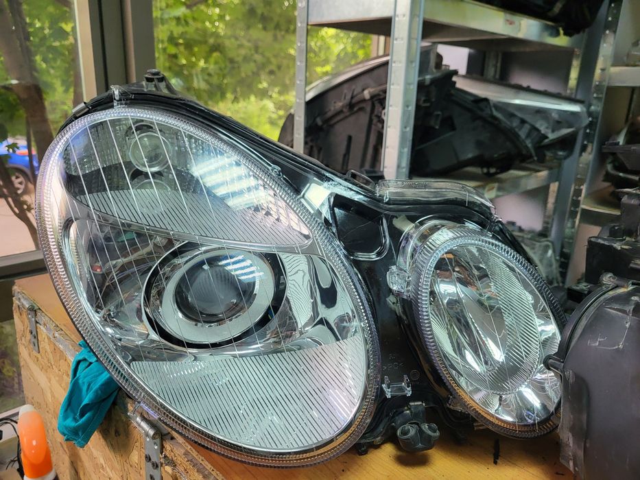 РЕМОНТ Рециклиране на фарове на Mercedes W211 reciklirane na farove 21