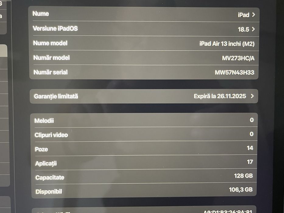 iPAD AIR13 128GB