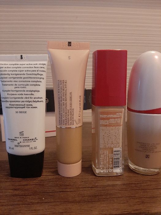 Giorgio Armani, Chanel, Shiseido,Bourjois