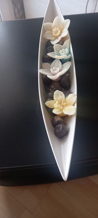 Сувенири лодка  порцелан