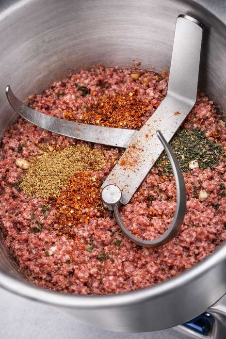 Malaxor carne, aluat, condimente, fainuri, premixuri-120 litri