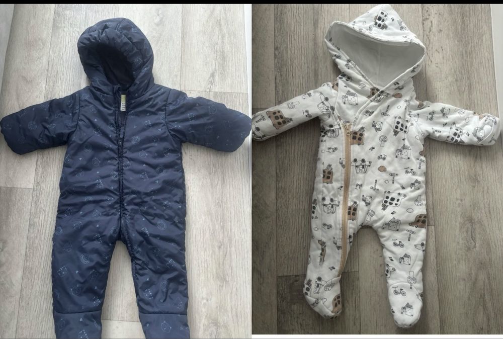 Продаю детские утепленные комбинезоны