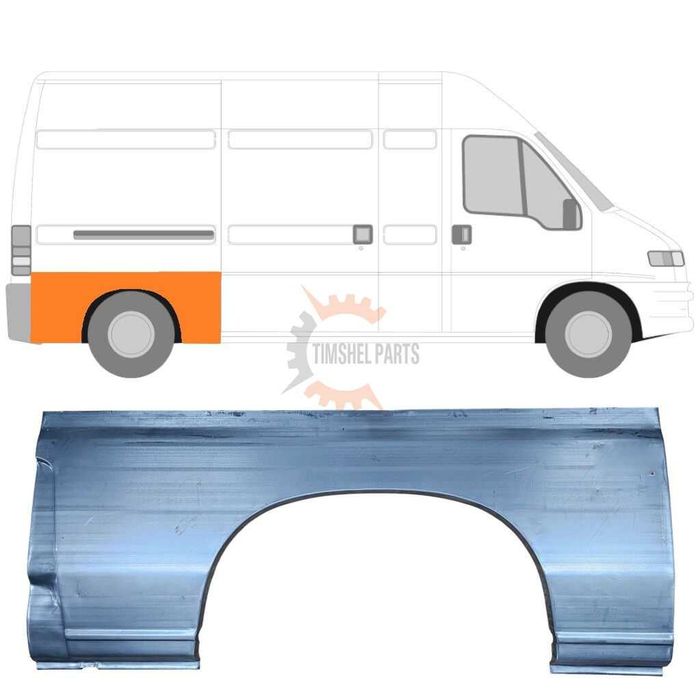 Ремонтни Панели/Ламарини/Вежди/Прагове Ducato-Boxer-Jumper до 2006 год