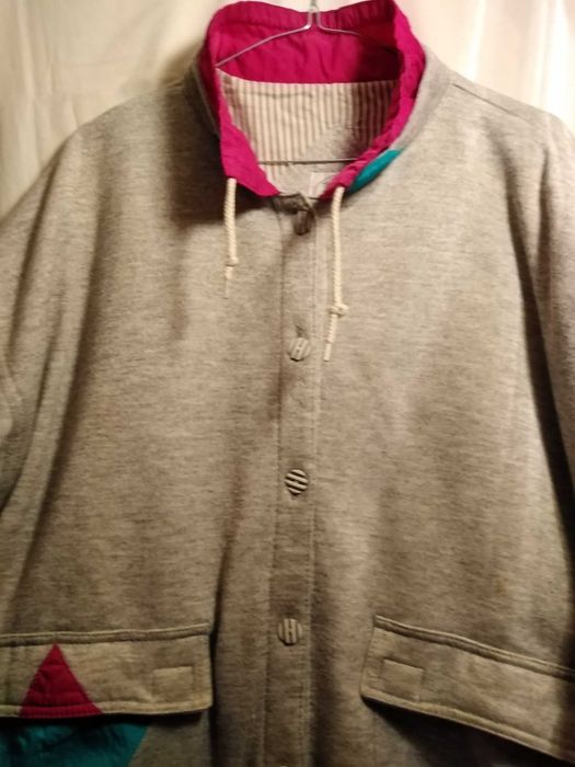 Geaca groasa model modern, bumbac cu reion