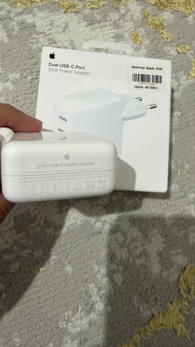 Адаптер apple оригинал 35W