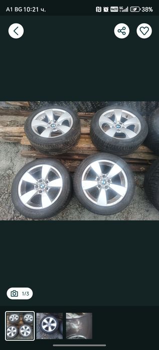 Продавам оригинални джанти за BMW 17