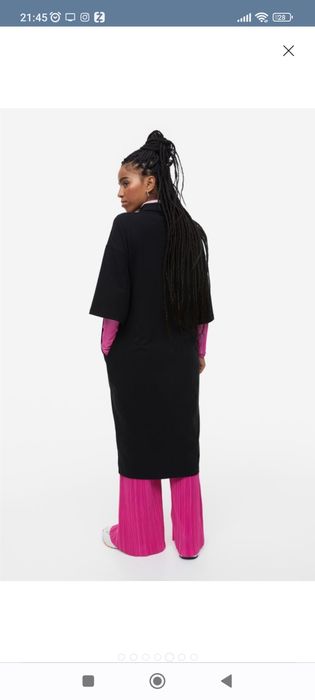 Платье-футболка поло оверсайз H&M новое