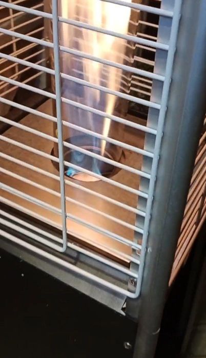 Уличный камин. Обогреватель