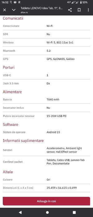 Lenovo idea tab with tab pen
