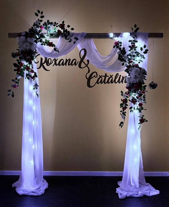 Panou, Arcada cu baloane pentru Botez/ Nunta/ Onomastica