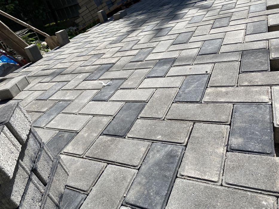 Укладка брусчатки