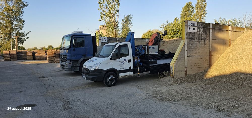 Transport,inchiriere camion si camioneta  cu macara