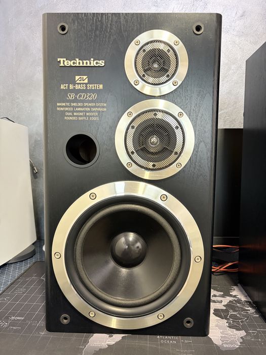 Boxe Technics SB‑CD320, 3 căi, 100W, made in Japan