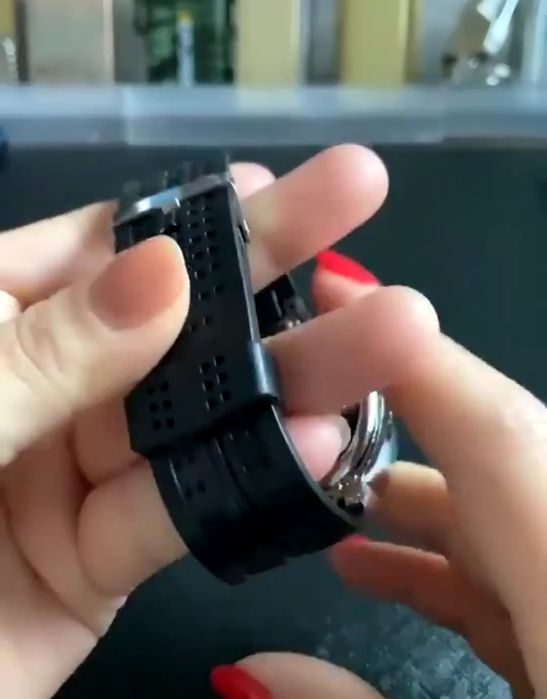 Ceas Bărbați cu bricheta Elegant și curea din silicon