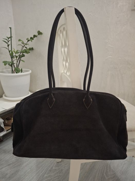 Сумка нат.замша, очень удобная,