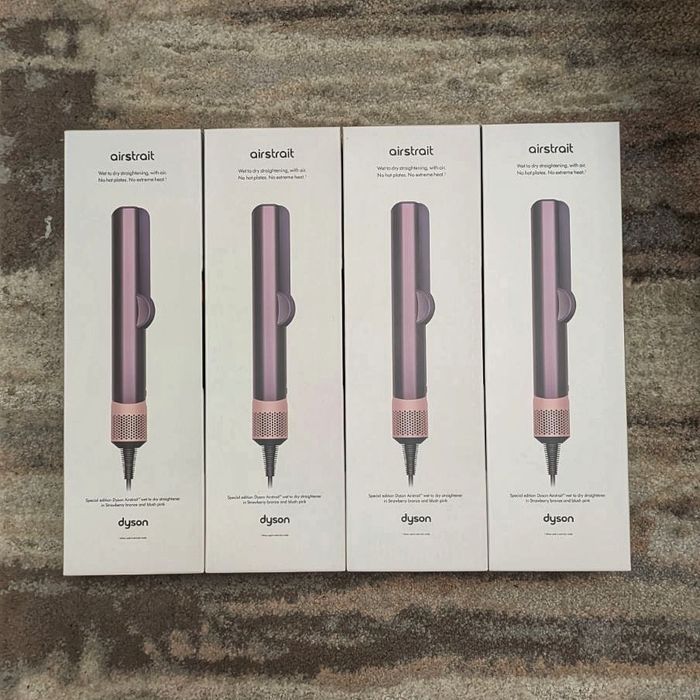 Dyson Airstrait HT01 преса-сешоар – чисто нов, оригинален Jasper/Plum