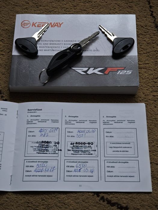 Motocicleta  Keeway RKF 125  ca noua, 4538 km