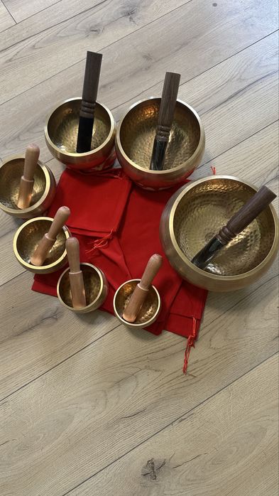 Set de 7 Boluri Tibetane originale din Nepal Noi