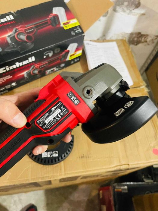 Polizor unghiular fără fir Einhell - Power X-Change, TP-AG 18/125 CE Q Li, Solo