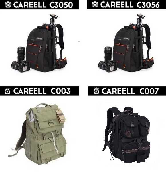 CAREELL - нова раница за DSLR фотоапарат, обективи и лаптоп