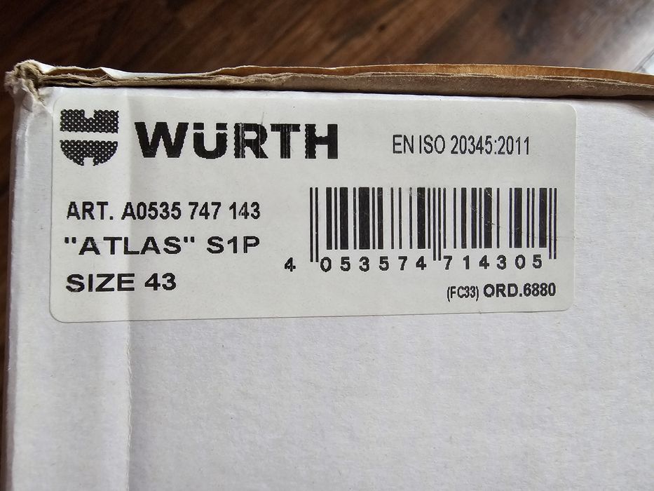 Работни обувки Wurth