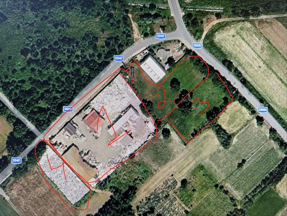 Teren intravilan curti constructii Autostrada A7+casa de locuit