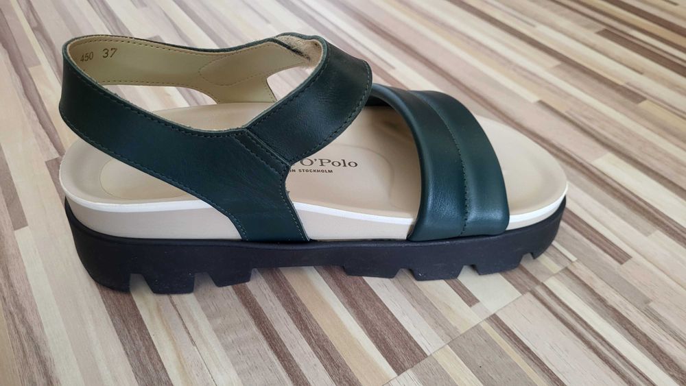 Сандали на  Marc O'Polo зелени и кафяви