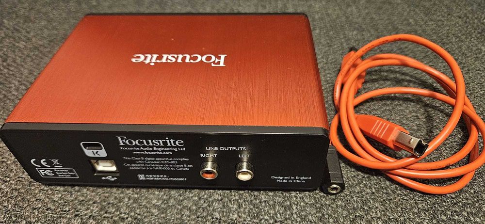 Interfata audio USB Focusrite Scarlett Solo mk2