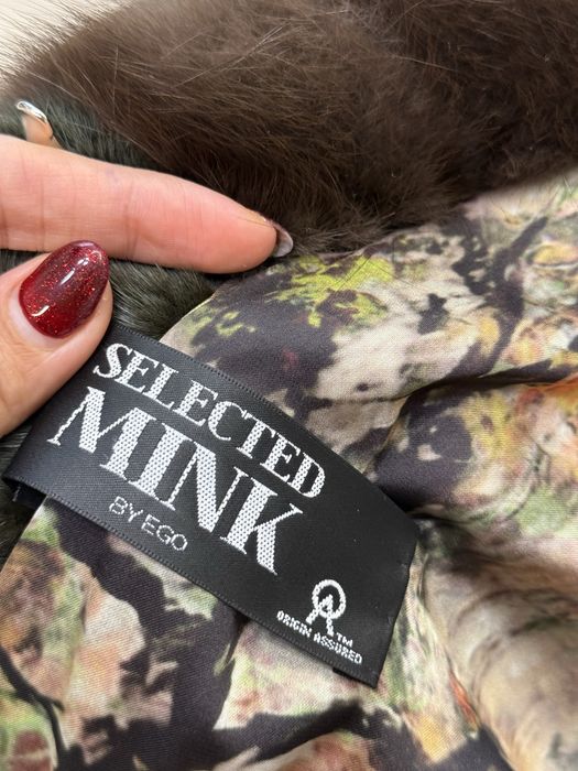 Норковая  шуба