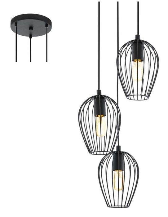 Лампа за таван Opviq Asymmetric Three