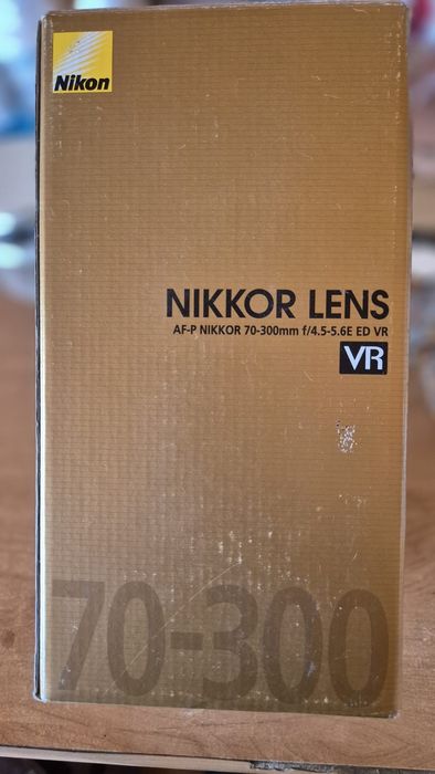 Teleobiectiv  AF-P NIKKOR 70-300 mm f4,5-5.6E  ED VR