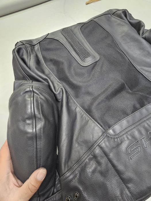 Geacă moto de vară piele +mesh Shima  56 XL-XXL