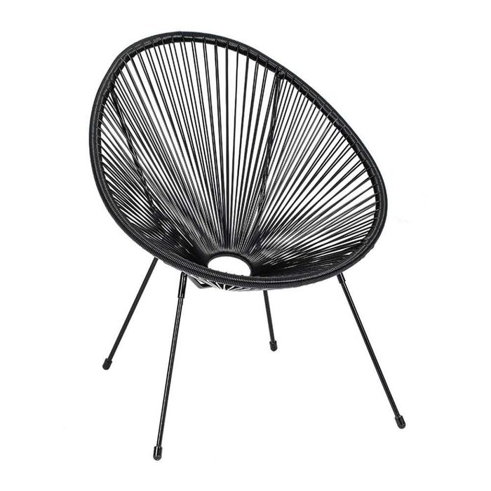 Scaun fotoliu negru design interior modern negru ikea luna