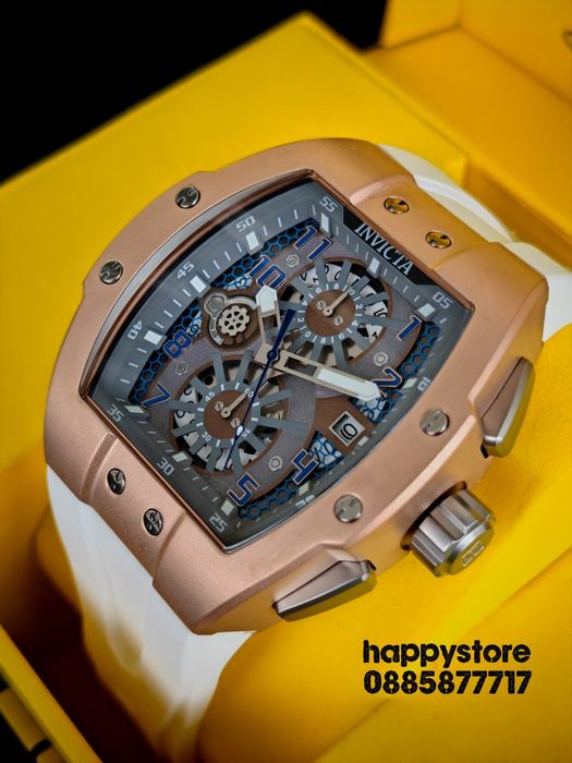 INVICTA Racing Strada Rose Gold 47 mm, Инвикта нов ръчен часовник