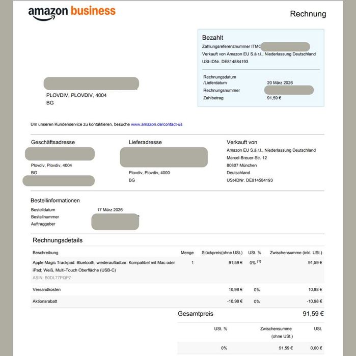 Mac Mini M4 plus Magic Trackpad