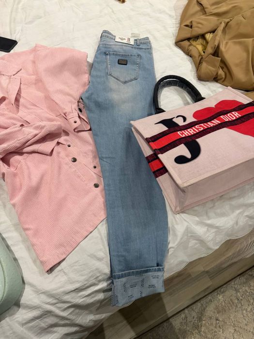 Гуччи джинс, рубашка