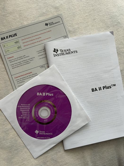 Texas Instruments BA -II Plus - финансов калкулатор