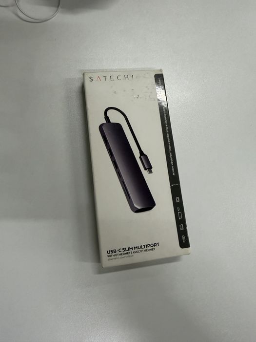 USB-C адаптер Satechi Slim Multiport с Ethernet
