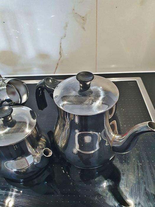 Комплект чайници от стомана