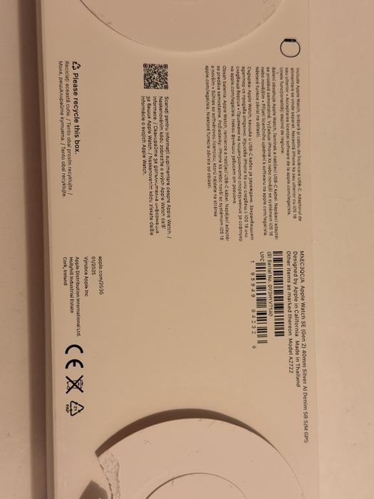 Apple watch SE ( Gen 2 ) 40 mm Silver