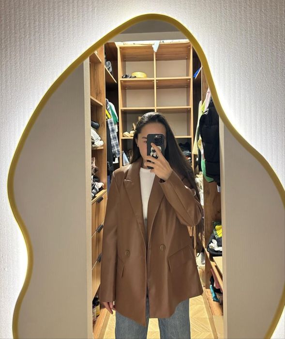 Пиджак эко кожа от Dilvin