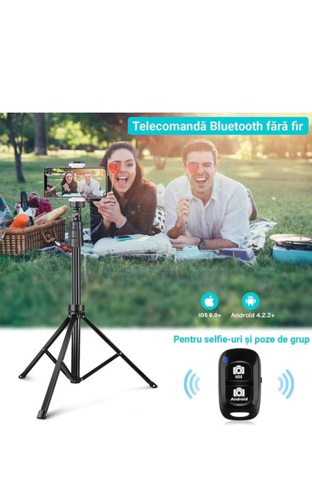 Trepied  Foto Telescopic pentru telefon și camera!