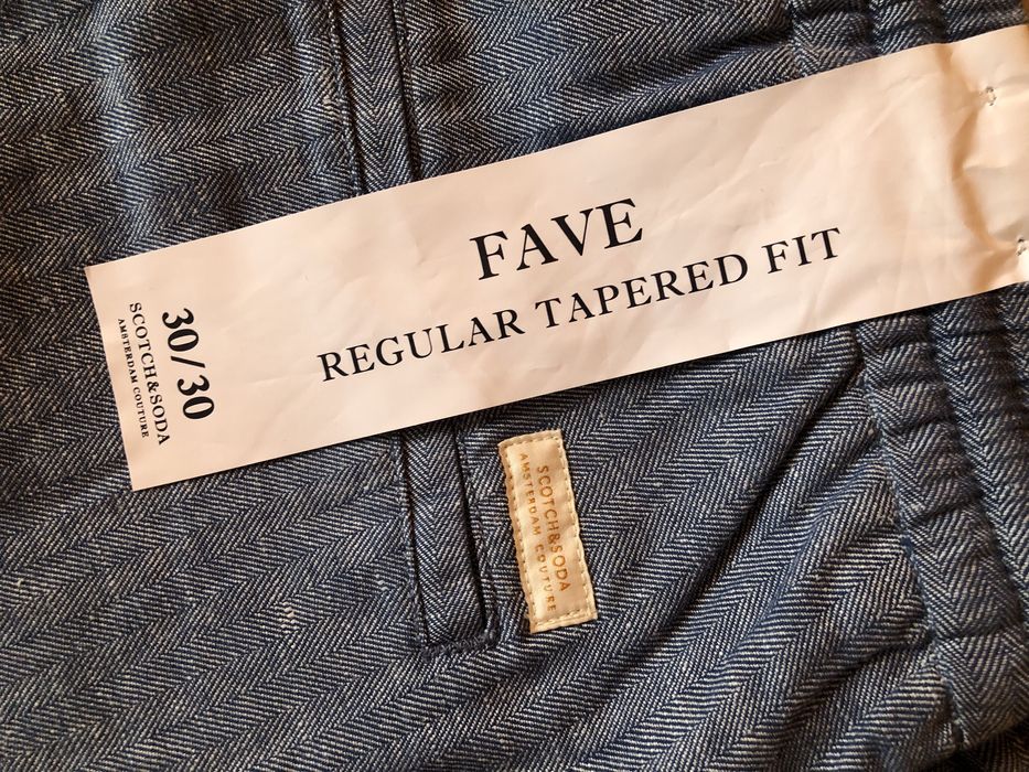 23% лен Scotch & Soda Fave Linen Pants ОРИГИНАЛНИ мъжки панталони с лен -31