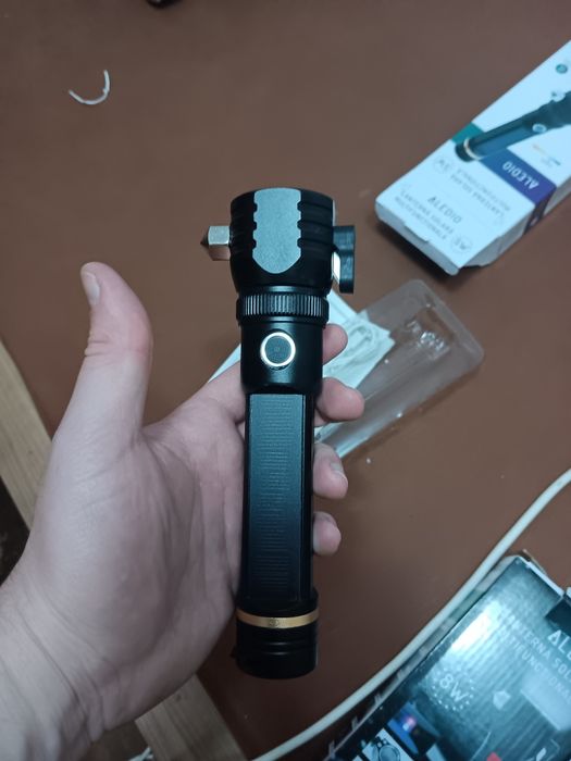 Lanterna LED ALEDIO, solara, multifunctionala, 5W, 2000mAh NOUA