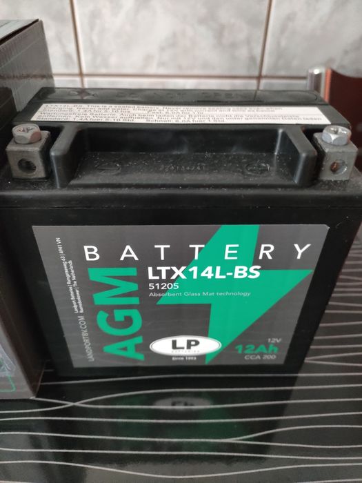 Baterie Nouă Moto Landport 12V 12 Ah 200 Curent Pornire