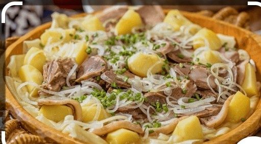 Бешбармак дайындап жеткізу.