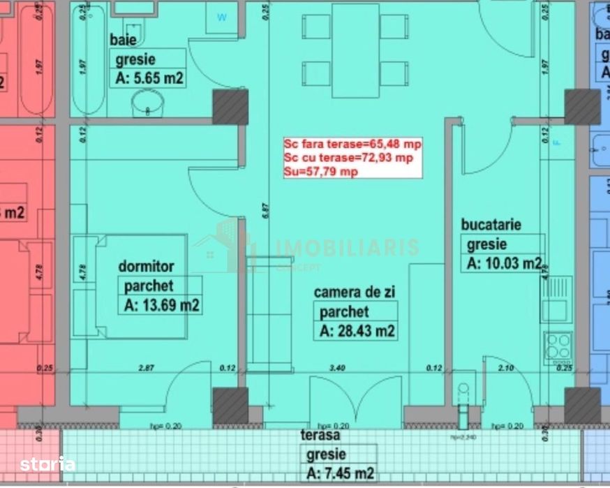COMISION 0% !!! Apartament 2 camere, bloc nou, zona Republicii -  Poli