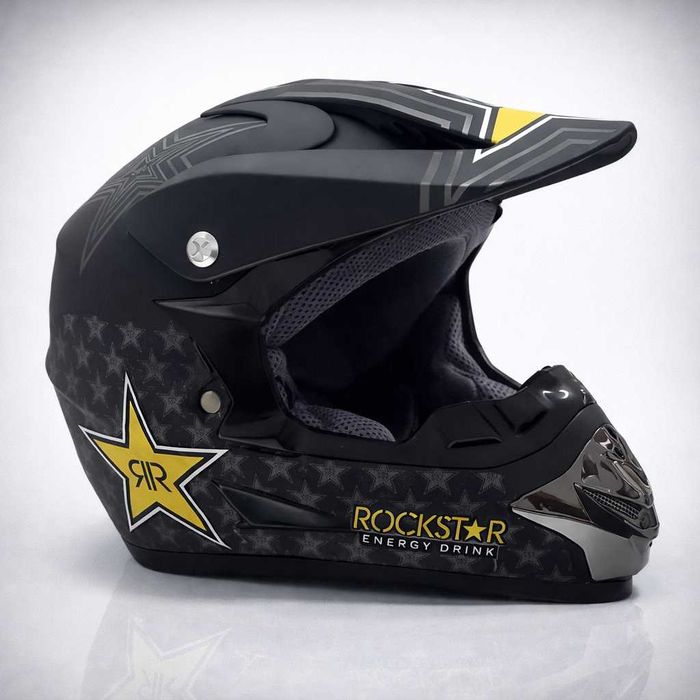 Кросова каска ROCKSTAR, Full Face, DOT Сертификат, Размер: S; M;
