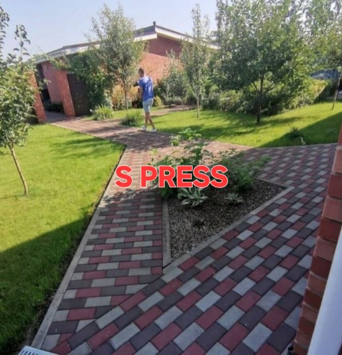 Брусчатка вибропрессованная! Тротуарная плитка. Сплитерные блоки.