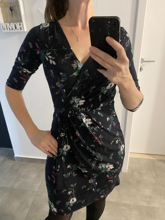 Rochie mini flori mulata